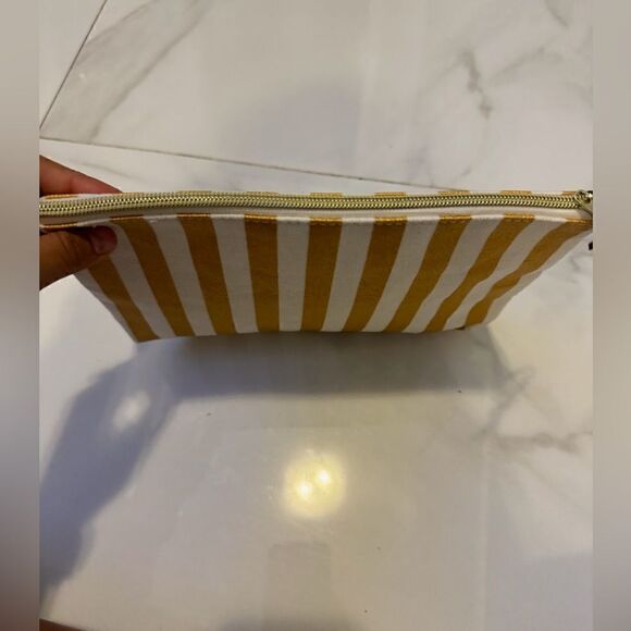 Gold striped cosmetic bag #12 - Picture 5 of 5